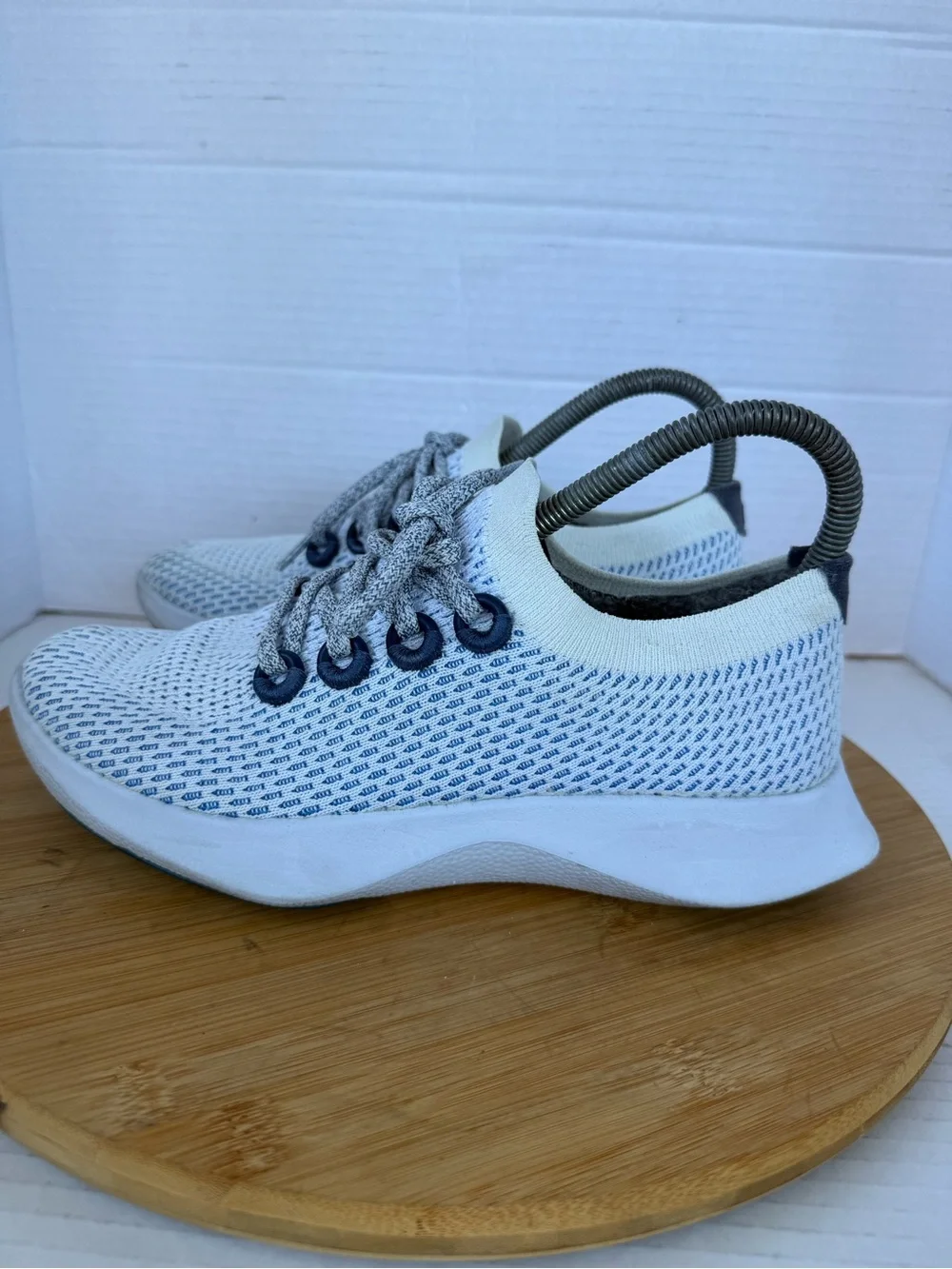 Allbirds Tree Dasher 2 Womens Size 7.5 Blizzard Athletic Running Shoes Sneakers